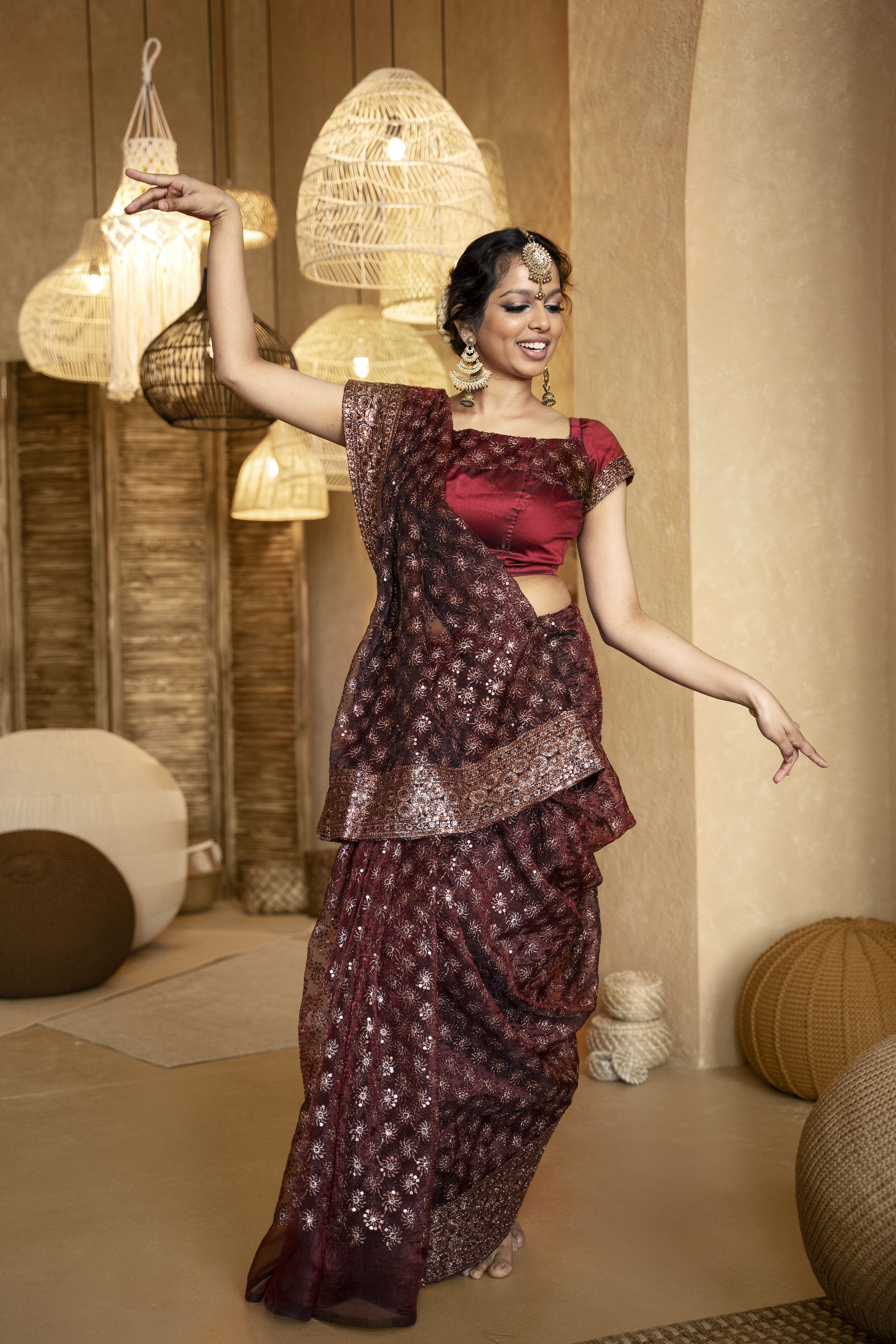 Sarees and Dhotis